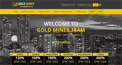 Desktop Screenshot of goldminer.cc